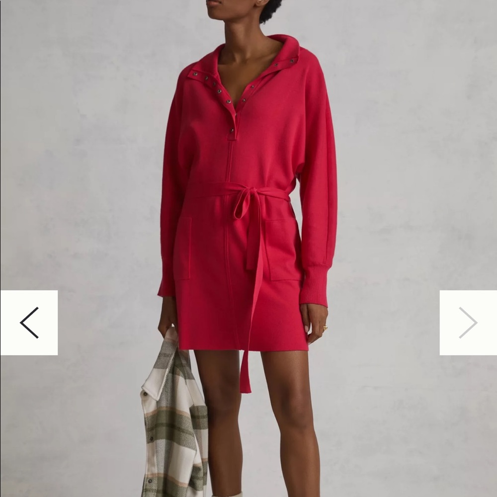 Polo Knit Mini Dress